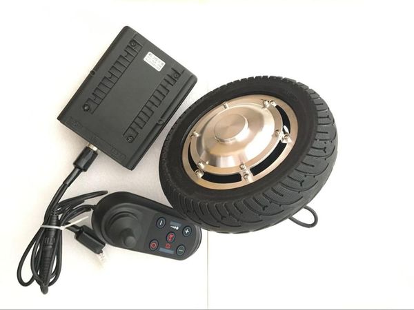 

8 inch wheelchair single shaft hub motor pneumatic tyre wheel with joystick