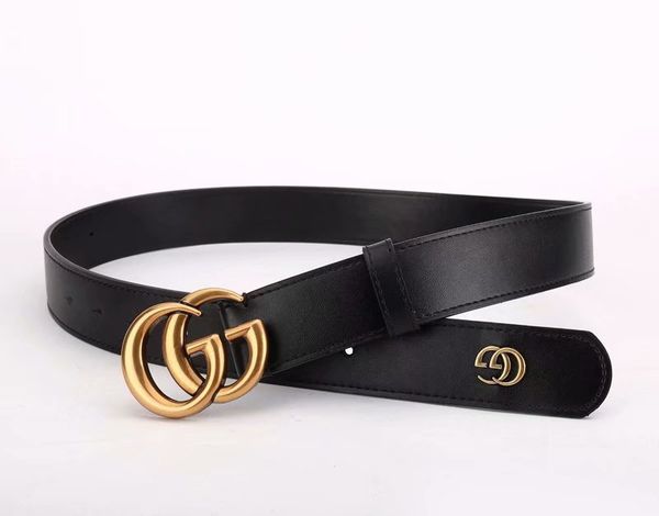 

2019 luxury belt fashion brand belt men's and women's brand designer belt gold buckle party jeans ing, Black;brown