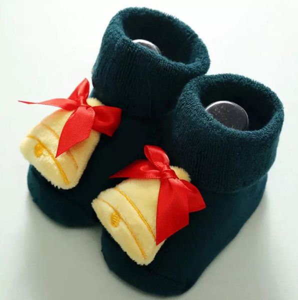 

cute kids baby girl boys anti-slip slipper shoes xmas socks winter warm socks boots socks 1pair christmas gifts 0-18m, Pink;yellow