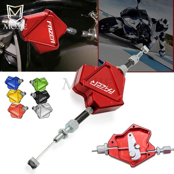 

motorcycle cnc aluminum stunt clutch lever easy pull cable system for fz1 fz 1 fazer 2001-2015 fz6 fz 6 fazer 2004-2010