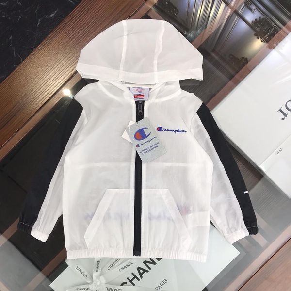 

2019 бренд летнее пальто девушки парни куртки ветровка дети солнцезащитный крем од