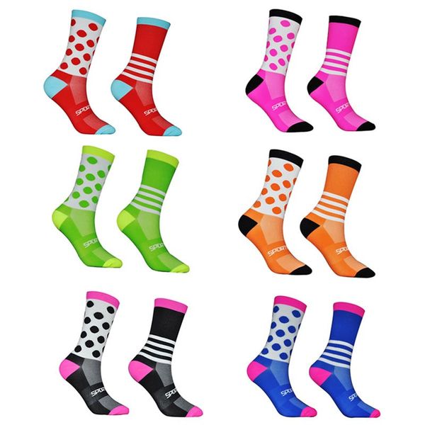 

men women breathable cycling socks professional coolmax outdoor sports road bike bicycle stocking running football socks bc0221, Black