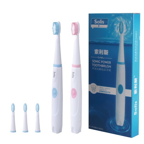 

portable electric toothbrush multifunction battery rechargeable toothbrush waterproof sonic teeth brush soft for adult