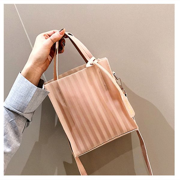 

women's single shoulder slung fashion transparent handbag carrying case