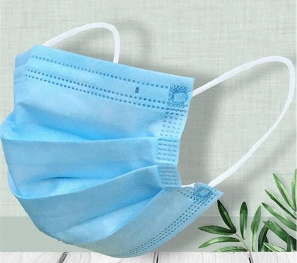 

dhl ship face mask wholesale 20 100 1pcs dustproof earloop face masks facial er 3 layer thickenedfeatures lees