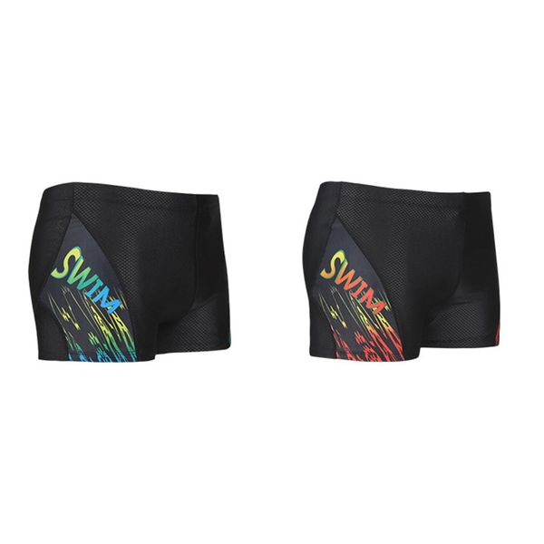 

men's swimwear swimsuit boxer shorts beach shorts wearable quick-drying swimwear black