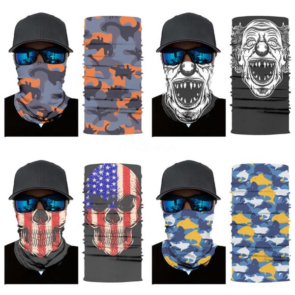 

outdoor sports magic headband cycling bicycle mask neck warmer riding hiking face mask head skull scarf scarves bandana mask#211, Blue;black