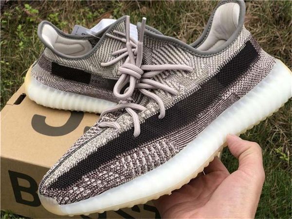 

authentic v2 zyon israfil asriel man running shoes kanye west 3m reflective women men zebra outdoor shoes fz1267 with box