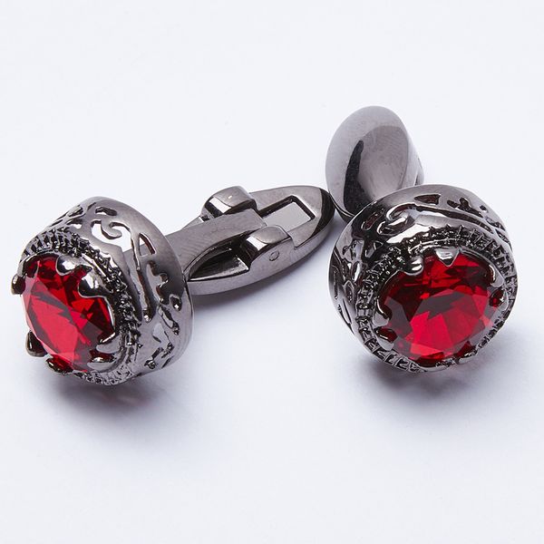 

панк rave мужской гот красной крови падение металл втулка игла вечер партия ужин рубашка одежда cuffpins, Silver;golden