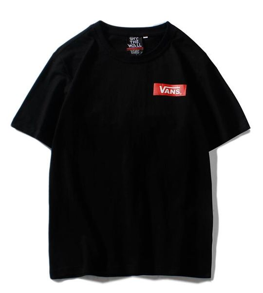 camiseta vans negra