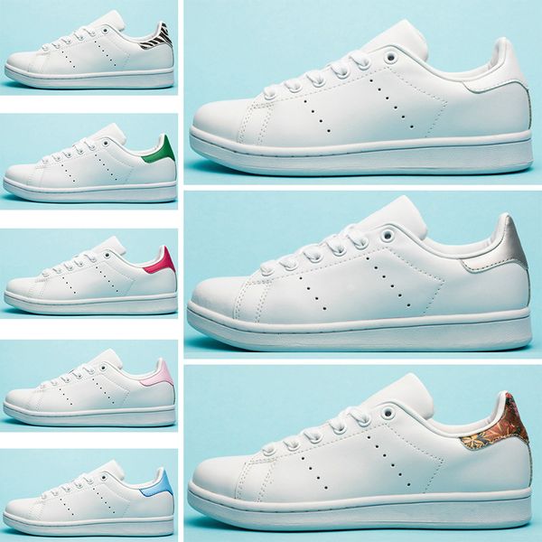 

adidas Stan Smith Новый дизайнер Смит Мужчины Женщины Повседневная обувь зеленый черный