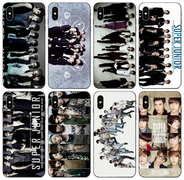 

tongtrade] super junior case for apple iphone 11 pro max x xs 8s 7s 6s 5 galaxy j6 j8 s10 s9 huawei p30 p20 lite htc desire 820 vogue case