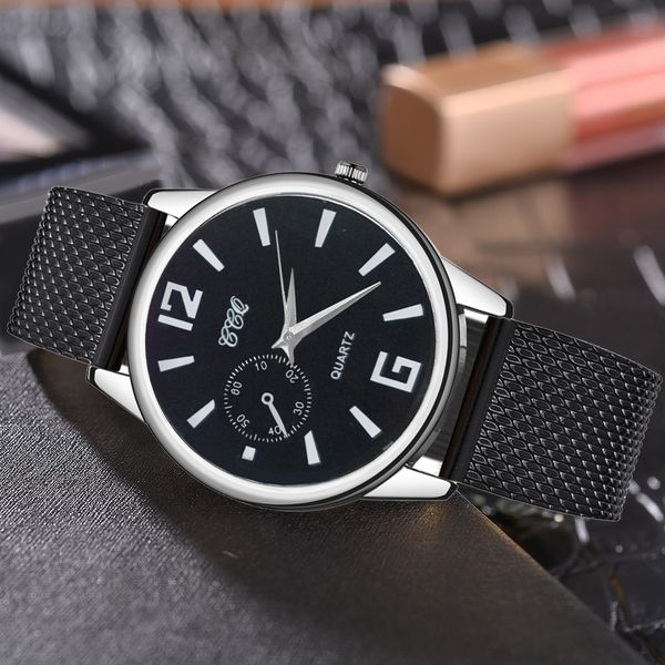 

ccq brand women watch quartz silicone strap band analog watch women clock wristwatches dress ladies montres femmes 2019, Slivery;brown