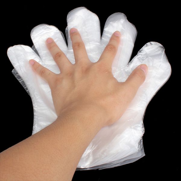 

50pcs disposable gloves outdoor picnic bbq bpa transparent gloves