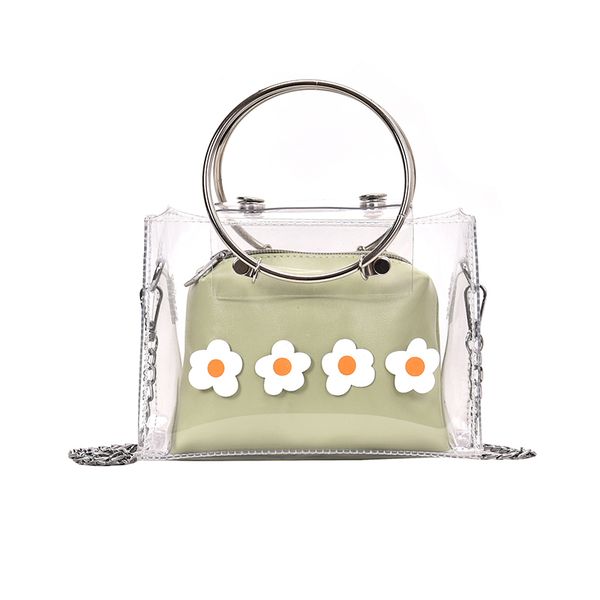 

новый лета 2020 года небольшой свежий сумка прозрачный желе мешок женщин