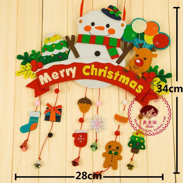 Diy Merry Christmas Pendants For Home Decor Christmas Party