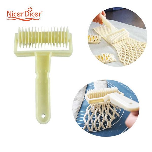 

wholesale- roller cutter tool baking party cake pizza decorating cutter tools peel knife surface mesh modeling tool