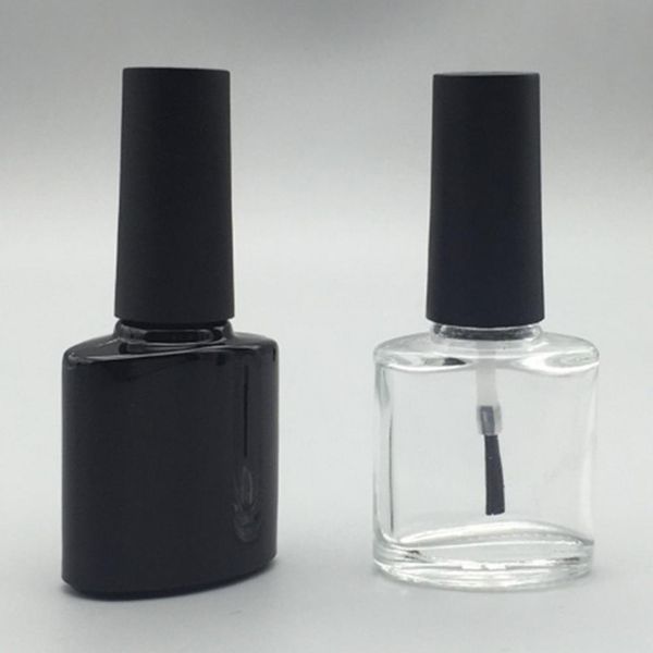 

10ml portable nail polish varnish empty bottle make-up container with brush useful