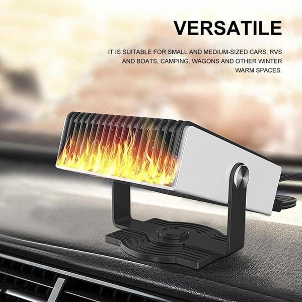 

12v/24v car truck auto heater fan windscreen window demister defroster car accessories winter portable defroster heater