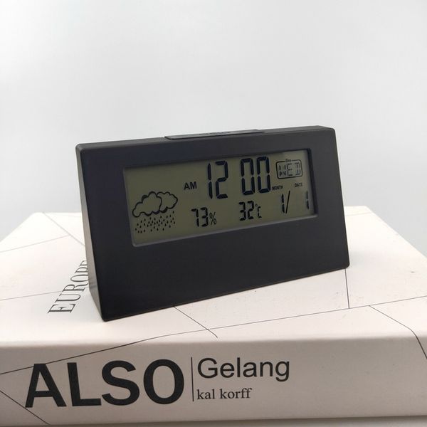 

alarm clock temperature humidity monitor digital weather station for office bedside kitchen other clocks accessories