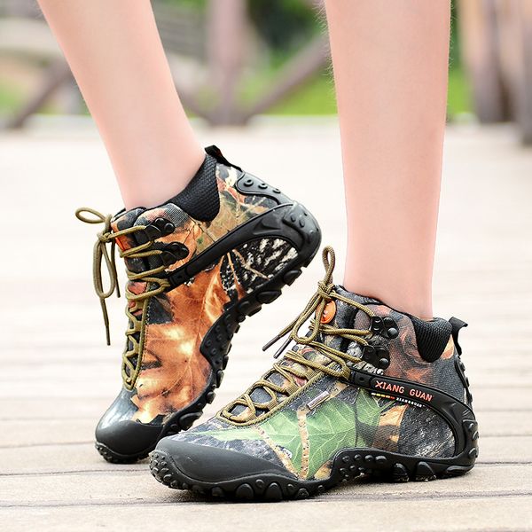 

новый wintr люди обуви открытого камуфляж водостойкой обуви дышащей туризм для женщин climbing trekking кроссовок женщин макса 48