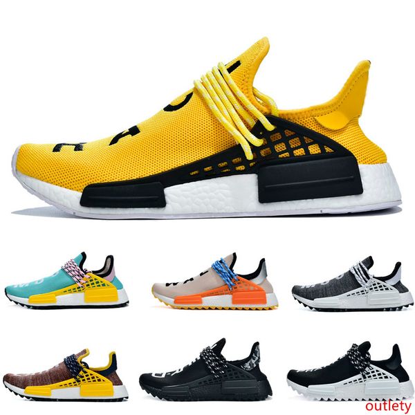 

2019 pharrell williams human race trainer sneaker men running sport shoes size40-47