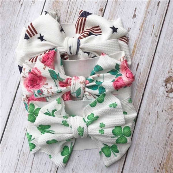 

baby girl headbands newborn toddler flower haarbandjes headwrap turban bows bandanas hairband diy hair accessories 10pc/lot, Slivery;white