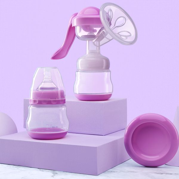 

breast feeding mummy breast pump milk collect manual breast feeding silicone postpartum nursing powerful nipple suction yrh003, White