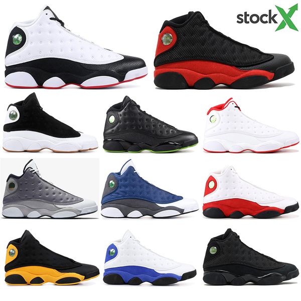 

with socks new 13 13s man basketball shoes island green court purple cap and gown mens sports sneaker trainers breathable shoes 40-47