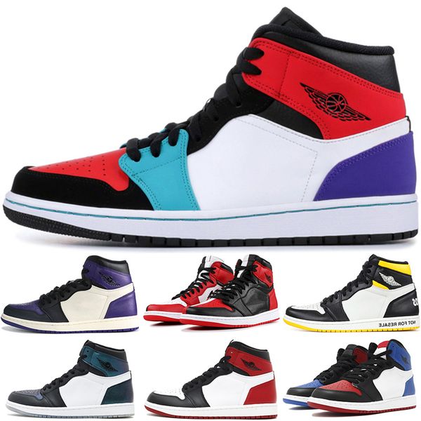 

2020 mens 1 og basketball shoes 1s nrg 3 scotts shattered print sports illustrated sneakers trainers size 7-12