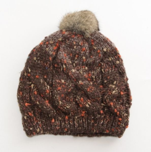 

женщины ручного жаккард однослойного смешанного цвета волоса кролик болл knit hat женщины новый способ милая зима осень ретро отдых теплой ш, Blue;gray