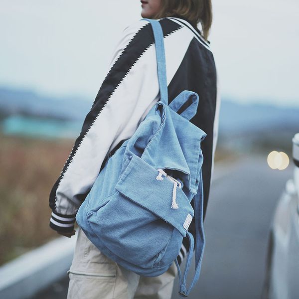 

canvas bag shoulder single shoulder portable female bag campus wild simple 2020 new student fashion solid color