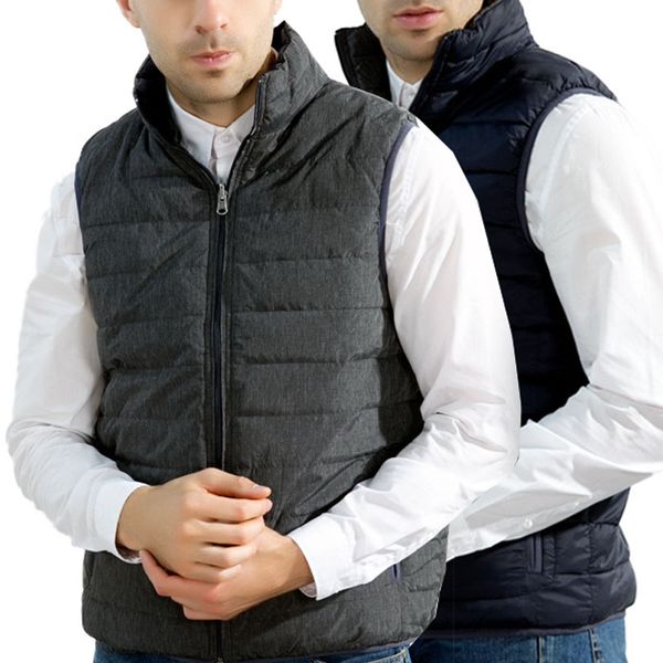 

autumn winter vest men 5xl 6xl 7xl bust 132cm plus size men vest, Black