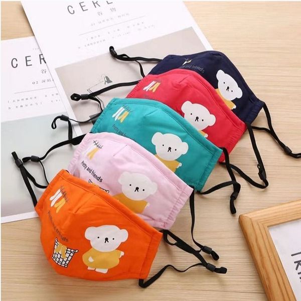 

new children's mask with breathing valve of pm2.5 filter piece protection three-dimensional washing and adjusting latest kids face mask