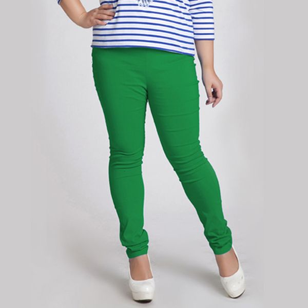 

womens pants sale female capris womens skinny high waist plus large size candy color trousers extra stretchy elastic band pants 6xl, Black;white