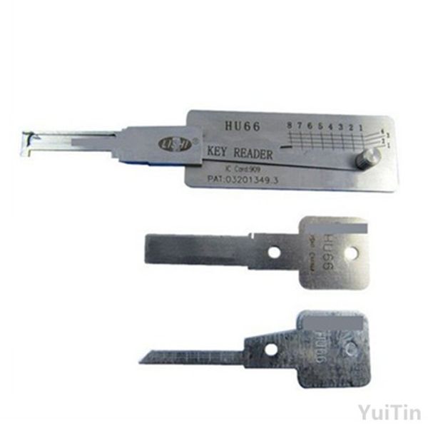 

High quality locksmith tool HU66 2 in 1 Genuine LiShi Locksmith Professional Car/Auto Repair Tools