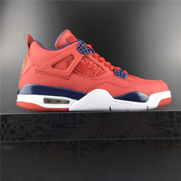 

2019 with mens basketball shoes sneakers 4s red cl1184-617 brand designer sports shoes for men size us7-13
