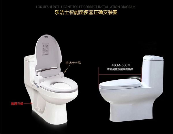 

smart heated toilet seat hinge wc sitz intelligent automatic toilet lid cover multifunal elongated electric bidet cover