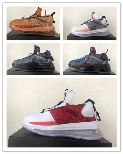 

2020 new 720 waves cushion sports running shoes men am 72s wheat camo wolf grey sneakers size 40-45