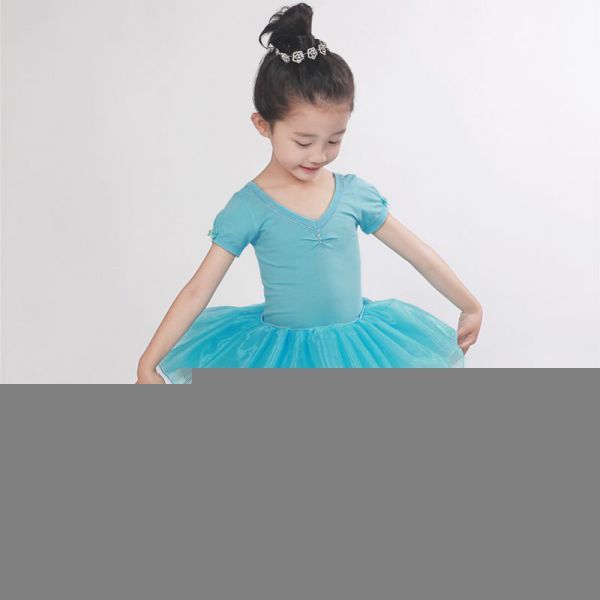 

kids girls party gymnastics ballet costume tutu skirt dancewear skating dance skate dress leotard clothing, Black;red