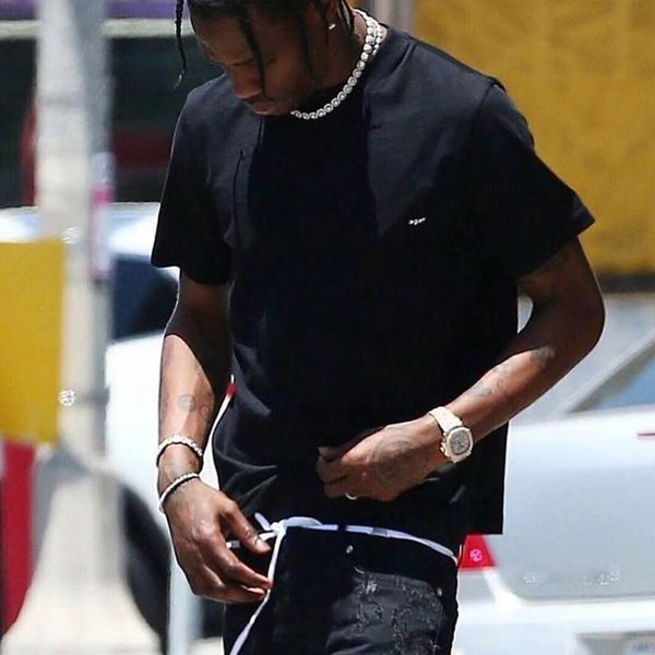 

19ss небольшой логотип печать футболка мода пара лето мужчины t-рубашка топ-версия размеры xs- женщин мужчин hflstx374, White;black