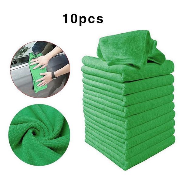 

car wash 10 pcs microfiber car cleaning towel automobile motorcycle washing glass household cleaning microfasertuch auto
