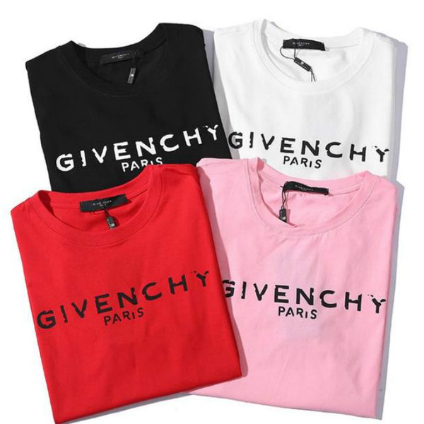 

new fashion gvc brand street wear europe paris fashion men t shirt cotton casual women tee t-shirt s-2xl, White;black