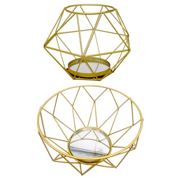 

3d геометрический подсвечник металл подсвечник wedding home decor desktop исполнитель геометрическая подсвечник