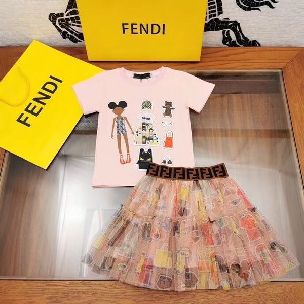 

fashion girls birthday girls clothing set 2pcs children girls outfit, White