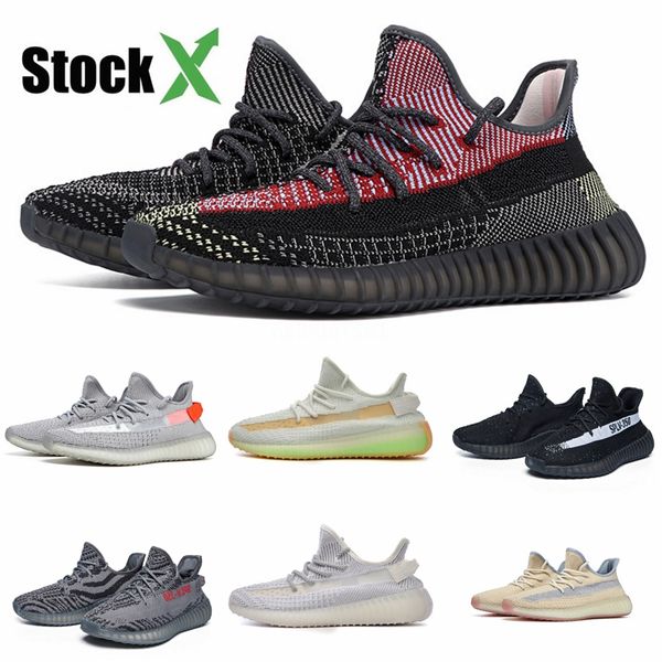 

дизайнерская обувь белье zyon светоотражающего kanye west v2 marsh tail light запуск кроссовки зебра clay beluga luxury чистка scarpe воздух
