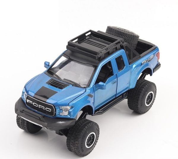 2019 132 Kids Toys Ford Raptor Big Foot F150 Pickup Truck Metal Toy Cars Model For Children Music Car Gifts Flashing Boys J190525 From Tubi10 3203