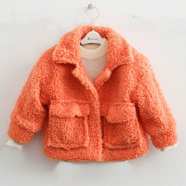 

kids designer jackets fashion solid color coat casual lambswool jacket boys thick clothes kids wholesale 6 colors hiphop wear, Blue;gray