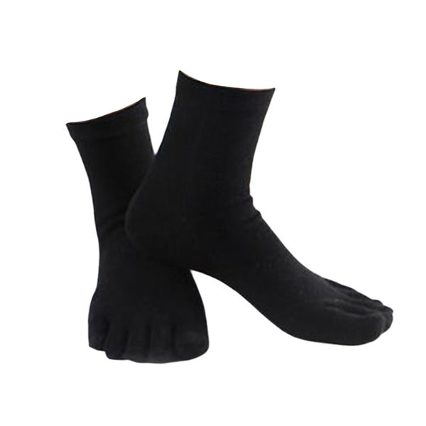 

toe socks sneakersocks for hiking climbing, cotton, breathable, Black;white