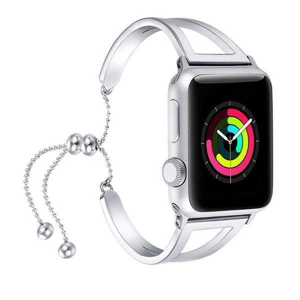 

браслет из нержавеющей стали для apple watch 38 мм 42 мм роскошные ювелирные изделия розовое золото женщины заменить ремешок ремешок для iwa, Black;brown
